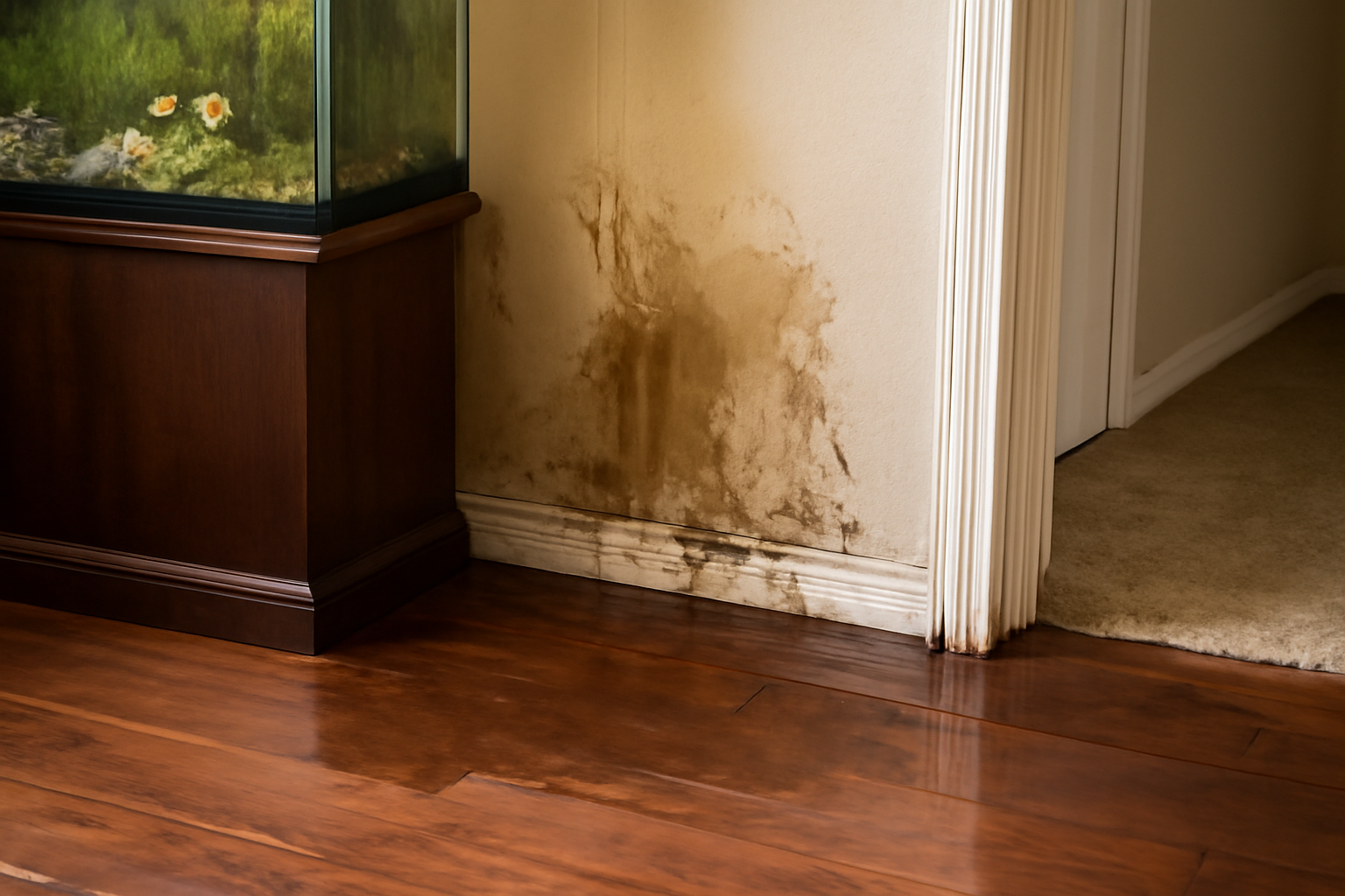Aquarium Leak Water Removal in Swampscott, MA