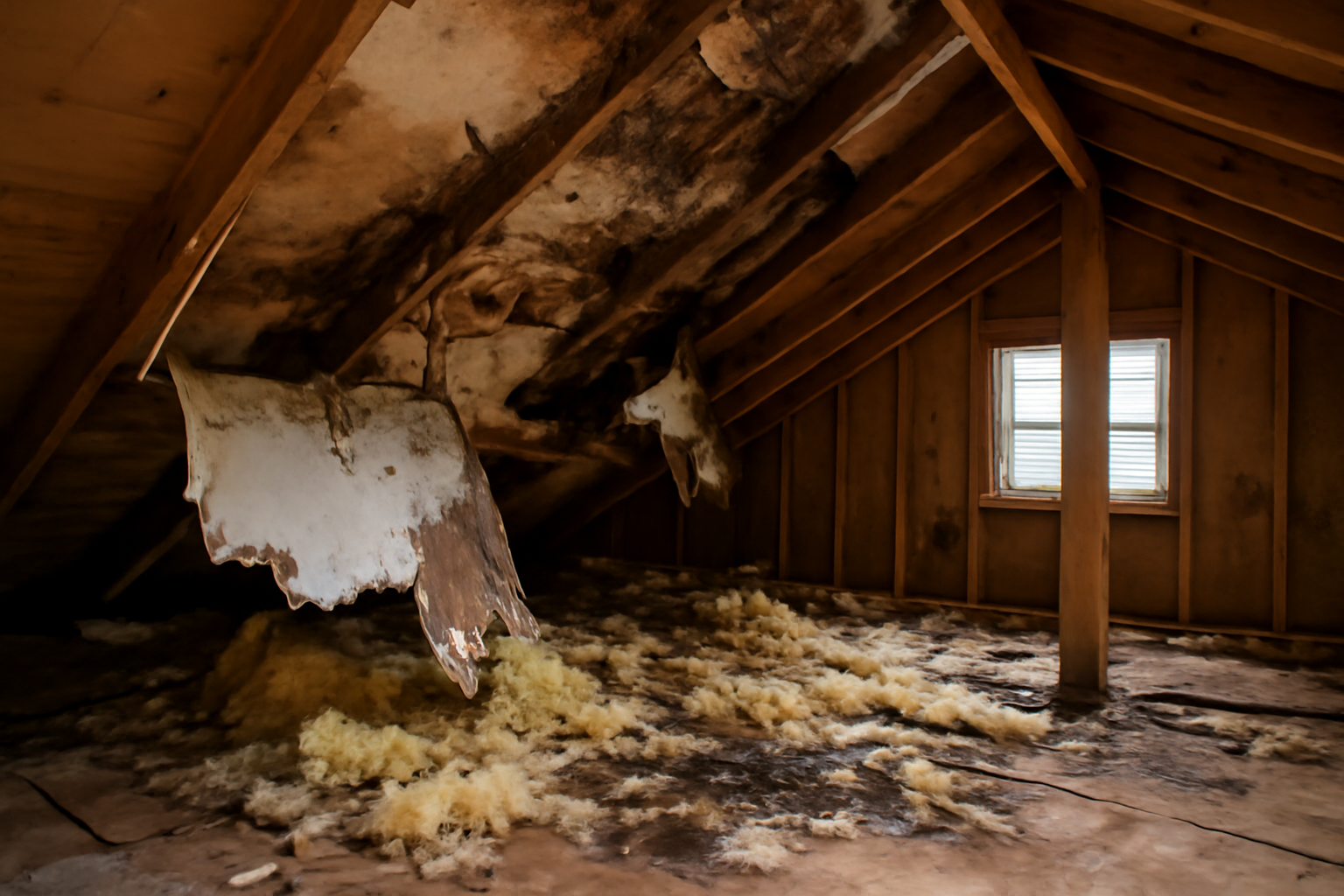 Attic Water Damage Restoration in Swampscott, MA