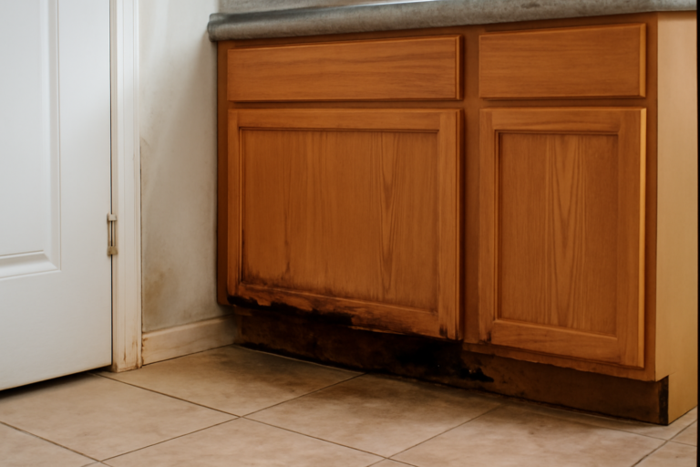 Cabinet Water Damage Repair