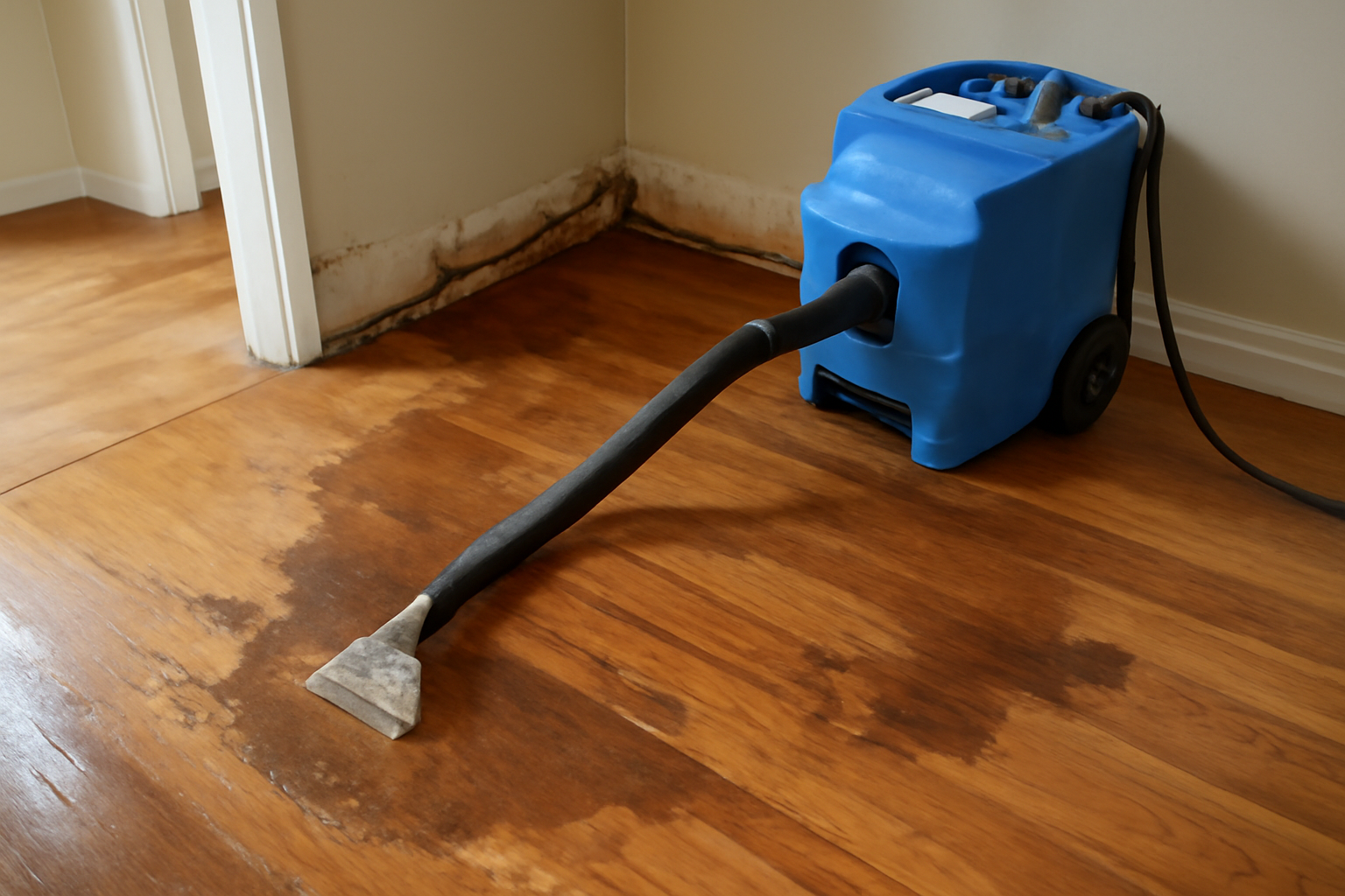 Hardwood Floor Water Extraction in Milford, MA