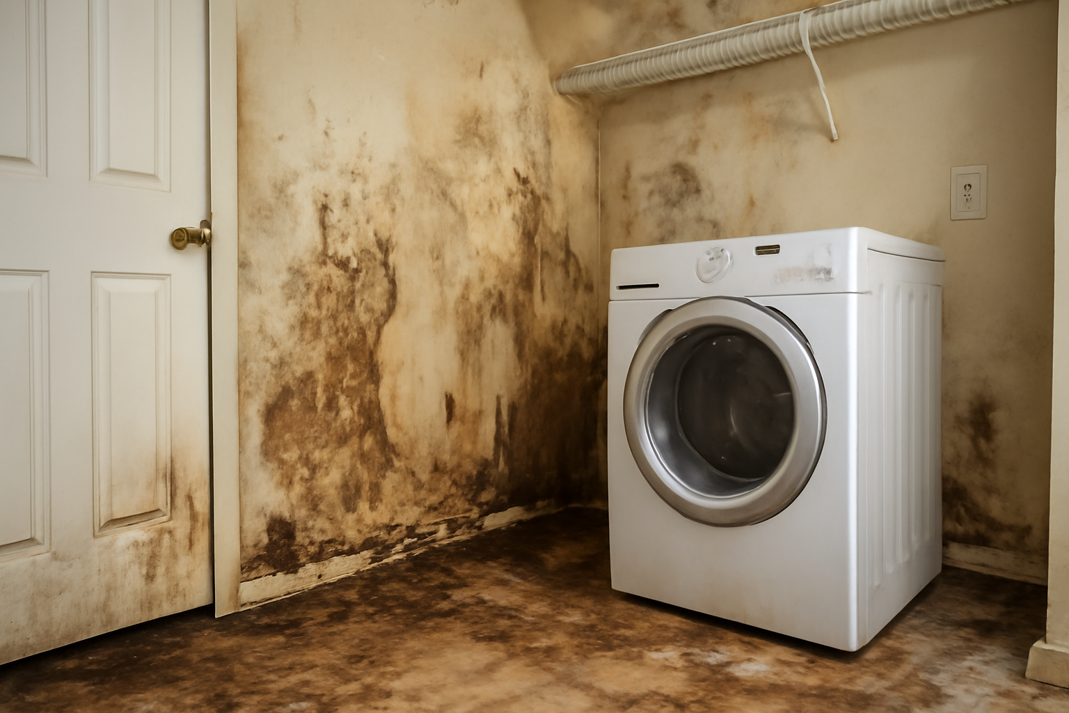 Laundry Room Water Damage Restoration in Everett, MA