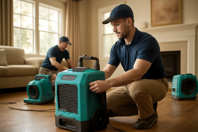 Water damage restoration service