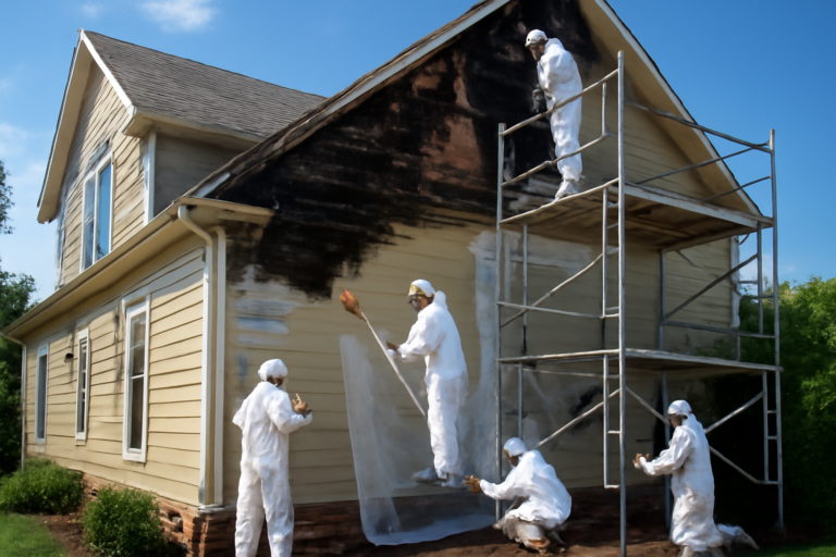 Fire damage restoration service
