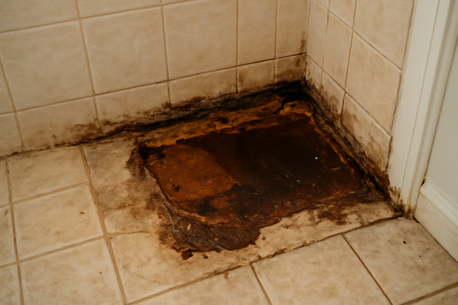 Shower Pan Leak Water Removal in Sharon, MA