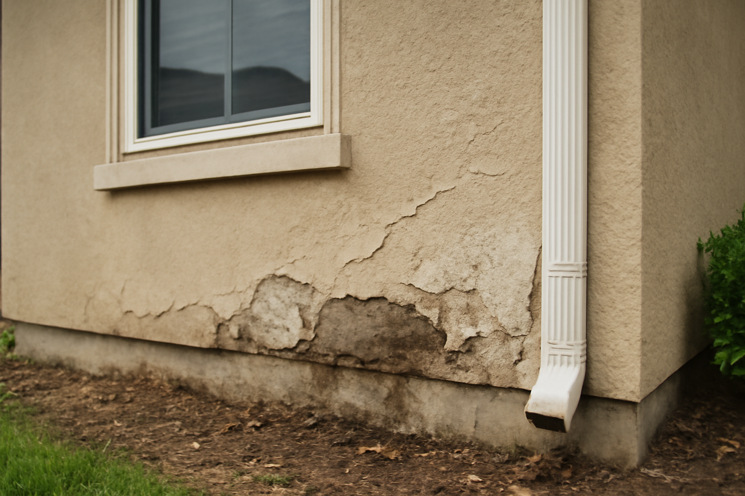 Stucco Water Damage Repair in Foxborough, MA
