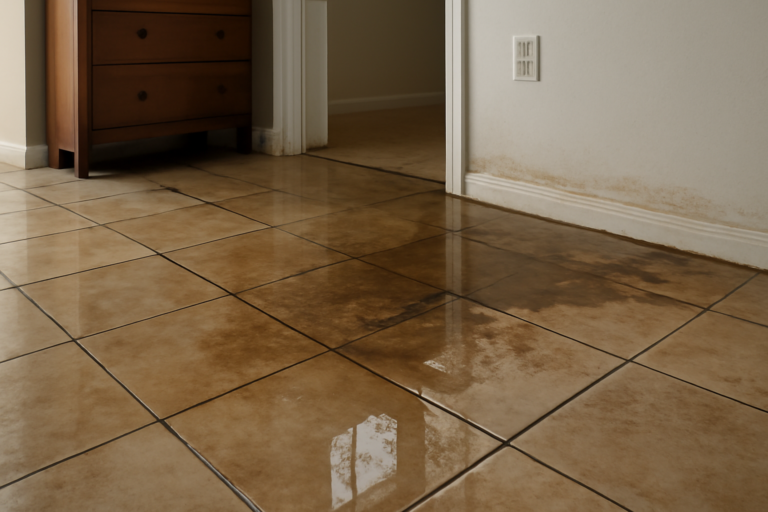 Tile Floor Water Extraction